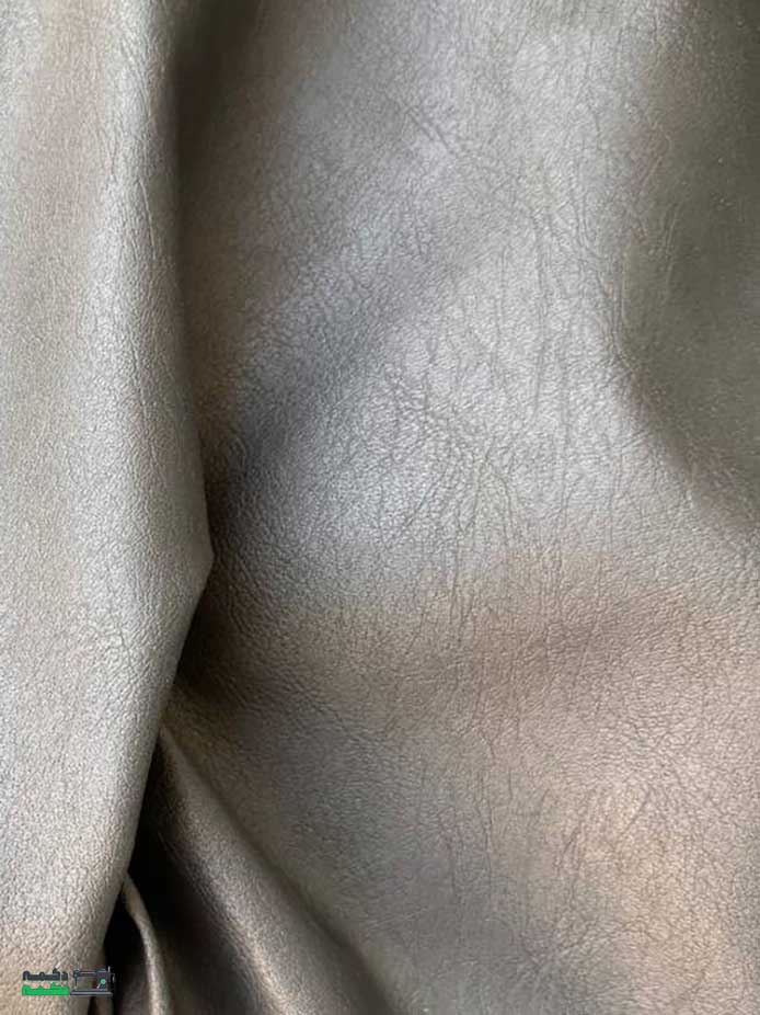 پارچه چرم پشت جودون خاکستری سنگی
