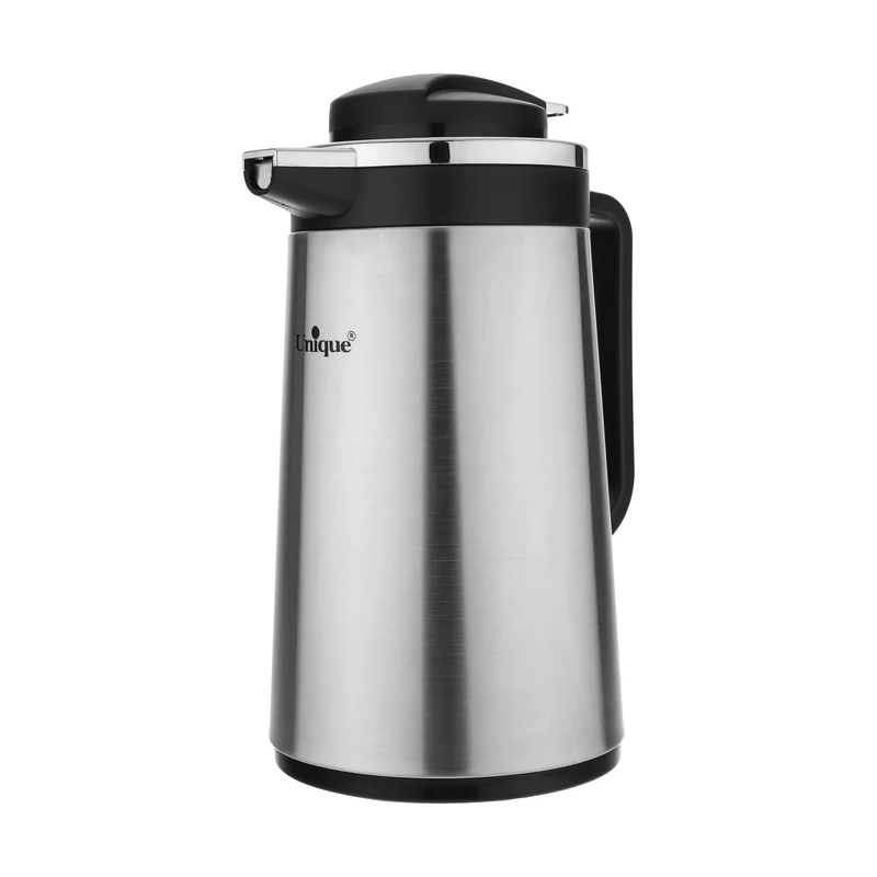 فلاسک یونیک مدل UN-1802 ظرفیت 1 لیتر استیل شیشه دار