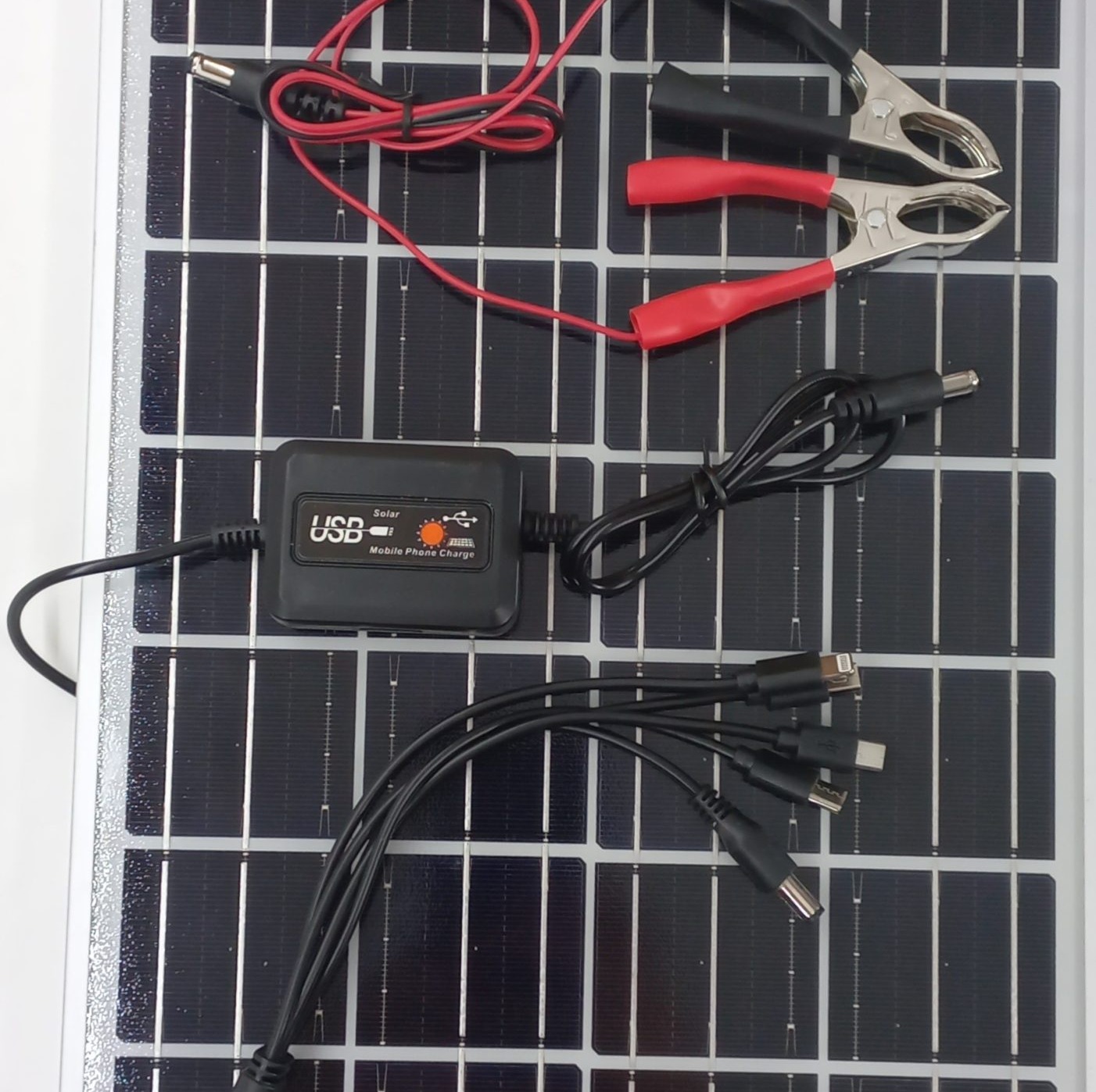 پنل شارژر خورشیدی مونوکریستال20W مدل RroM20جدید