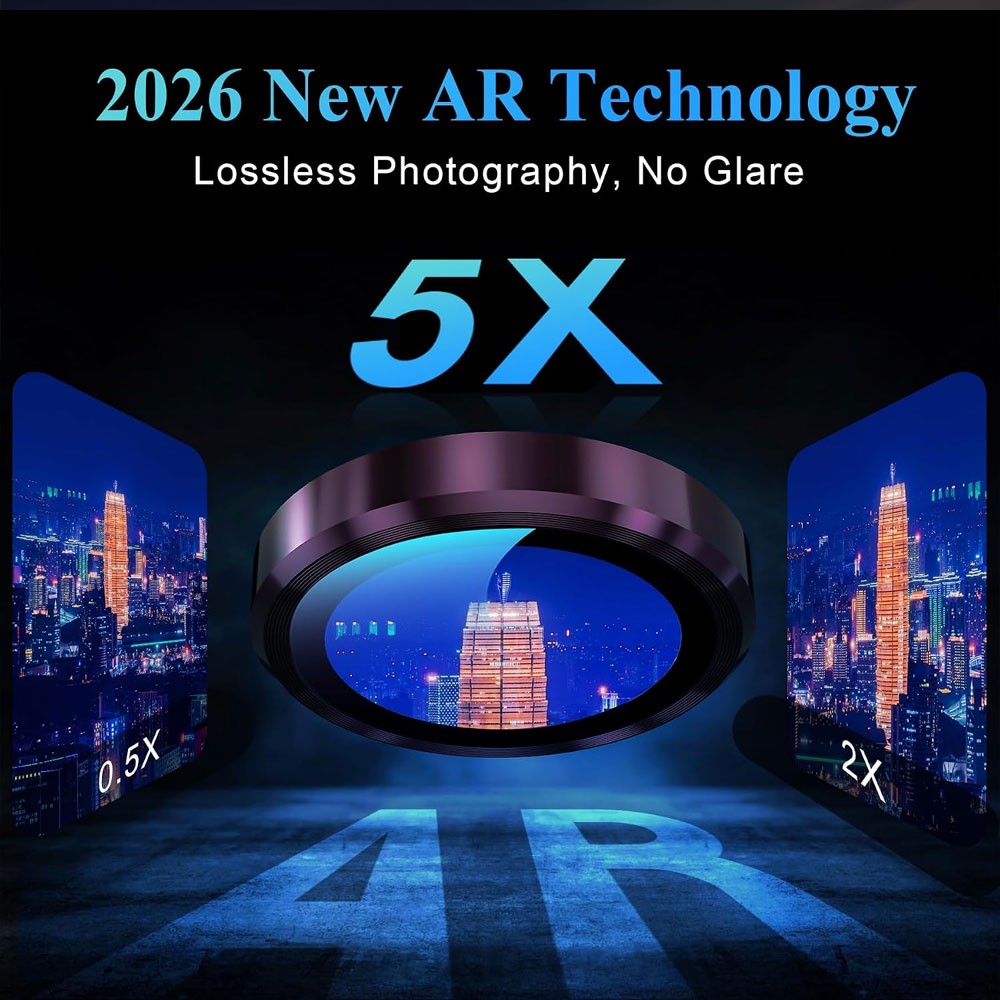 ویژه محافظ لنز شابلون دار آیفون 16 پرو مکس iphone 16pro max برند ایکس مارت آسان نصب با کیفیت Xmart glass lens-iphone ...جدید