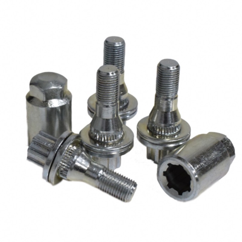 پیچ چرخ و رینگ ضد سرقت خودرو چیکال مدل M-58 مناسب برای پژو 207 مجموعه 6 عددی