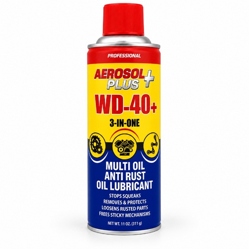 اسپری روان کننده و ضد زنگ آئروسل پلاس مدل WD-40 Plus حجم 400 میلی لیترجدید
