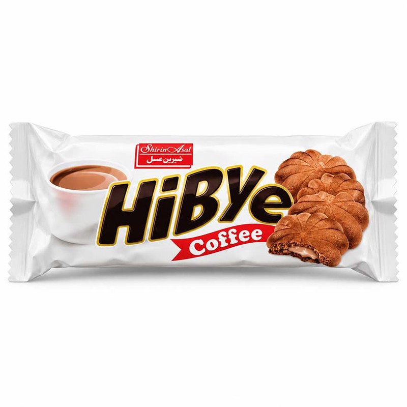 بیسکویت کرم دار قهوه شیرین عسل - 100 گرم بسته 20 عددی