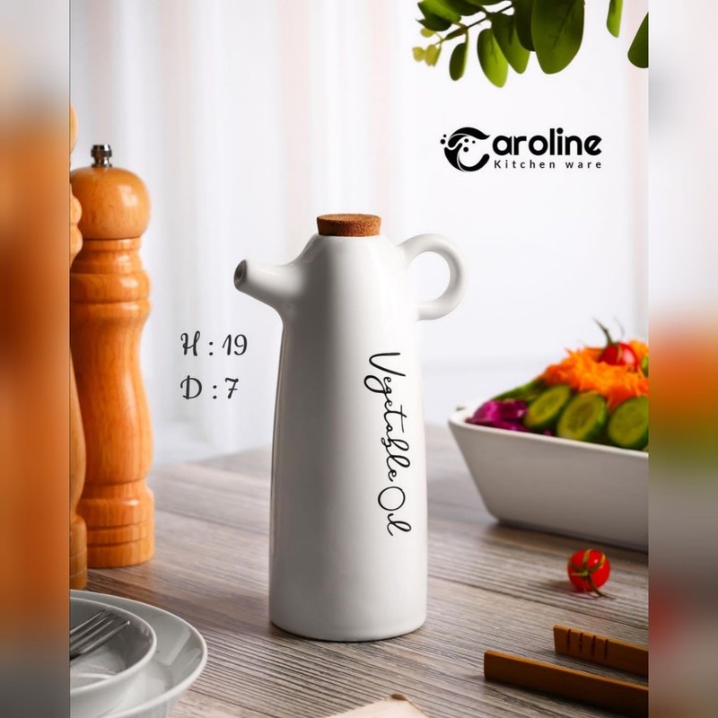 ظرف روغن کارولین کیچن ور مدل V OILجدید