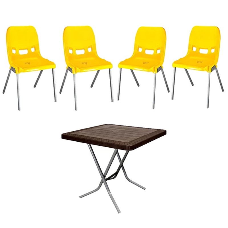 میز و صندلی 4 نفره ناصر پلاستیک کد 880جدید