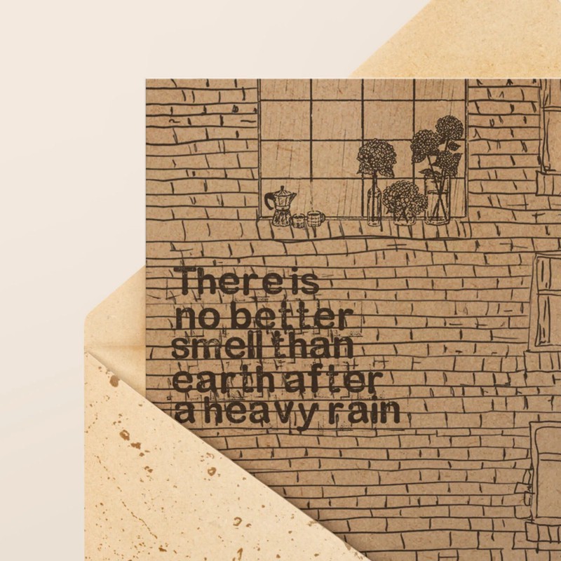 کارت پستال مریخ مدل Rainy days 17022جدید