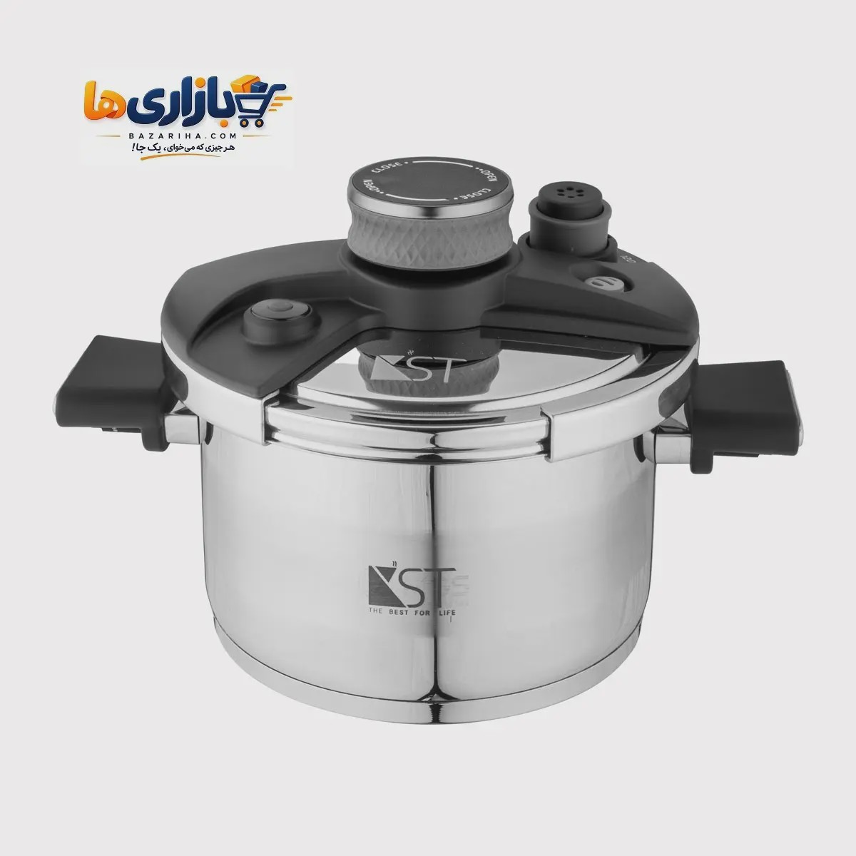 زودپز دو قلو استیل KST کد 6245 ارسال رایگان