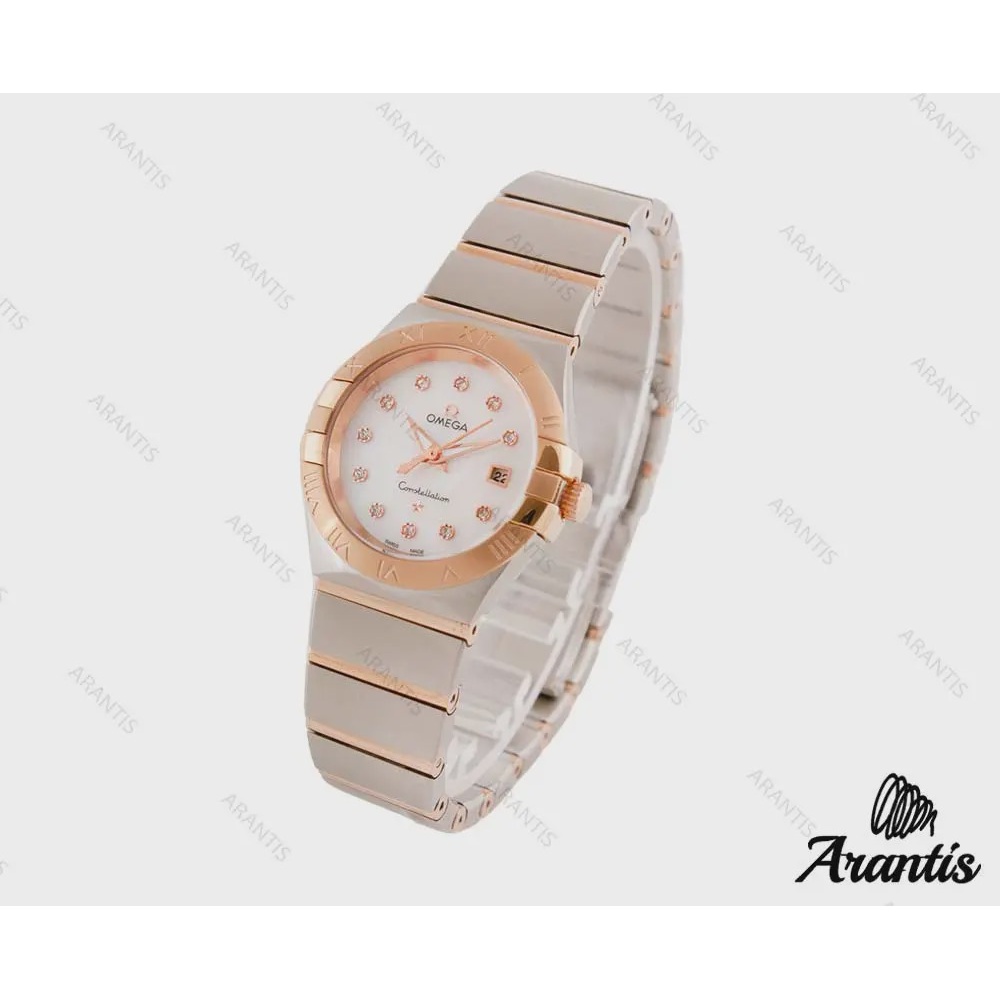 ساعت امگا کانسلیشن زنانه تقویم دار w-4173جدید