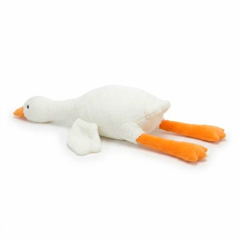 عروسک پولیشی مدل غاز خوابیده کد NIL0327-2 ارتفاع 70 سانتی متر