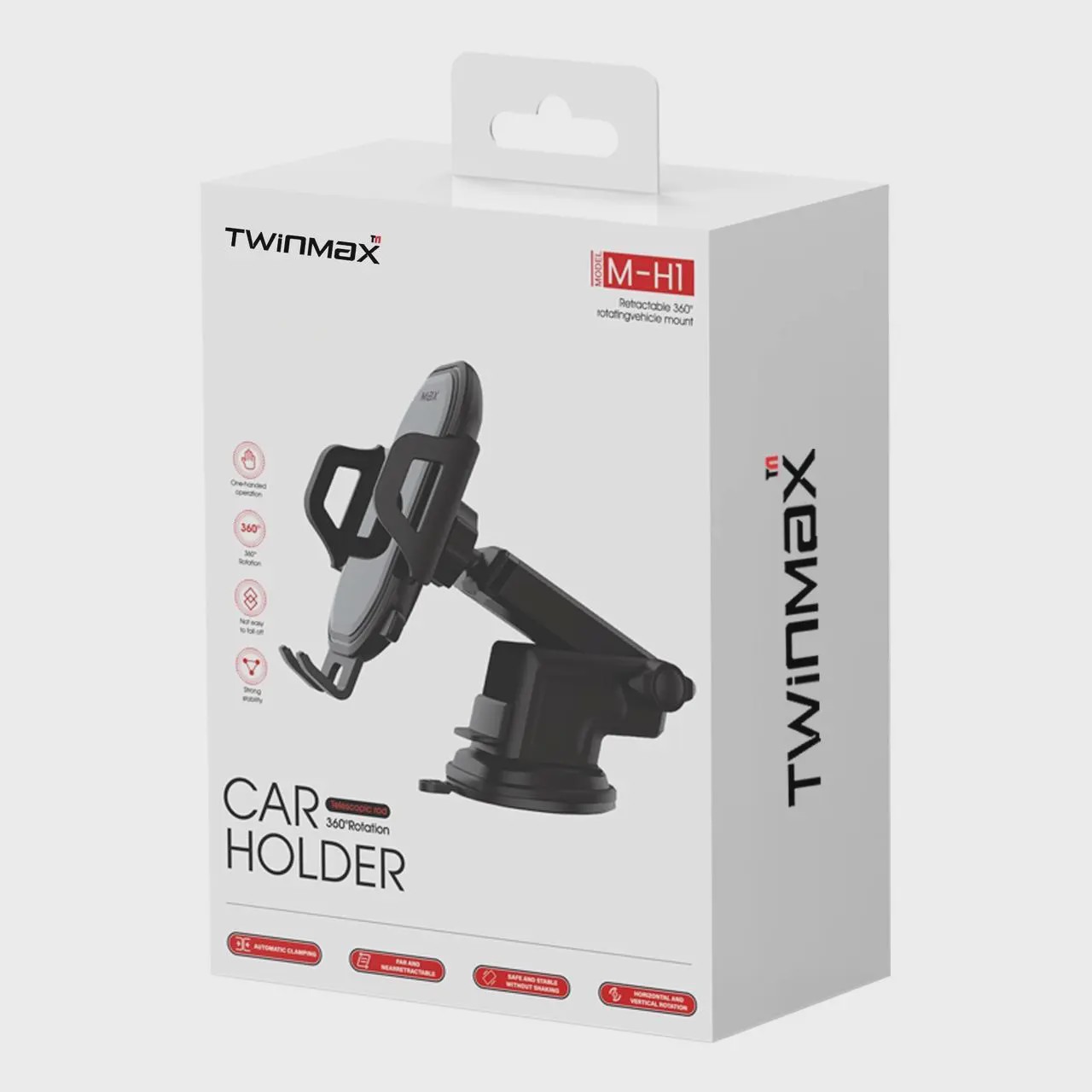 هولدر گوشی موبایل پایه دارTwinMax مدل MH-1 - مشکی آوانور - پس کرایهجدید