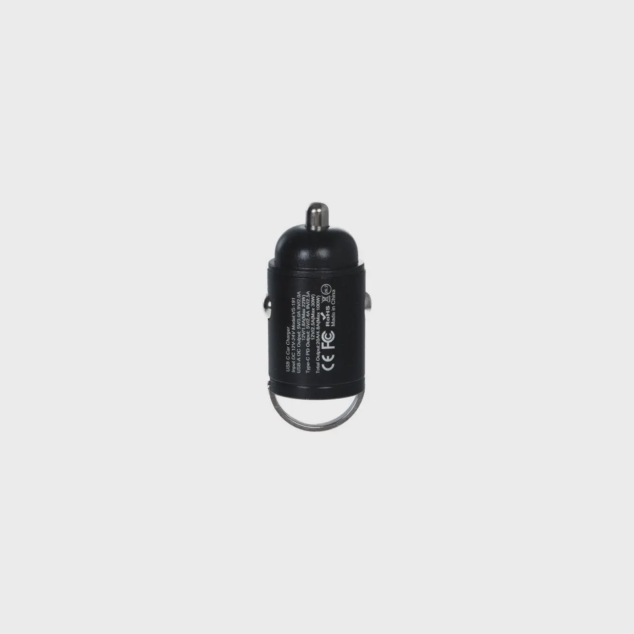 شارژر فندکی PD و فست دو پورت Vsmart مدل VS-191 - مشکی - ASP (گارانتی شش ماهه آروین) آوانور - پس کرایهجدید