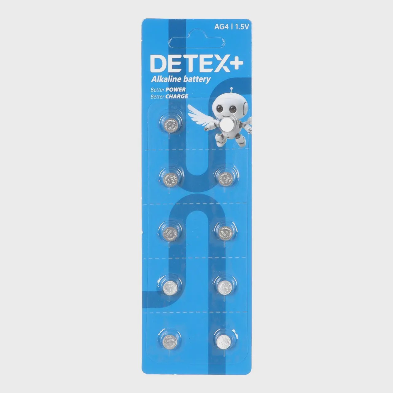 باتری ساعتی Detex Alkaline مدل AG4 (بسته 10 عددی) آوانور - پس کرایهجدید