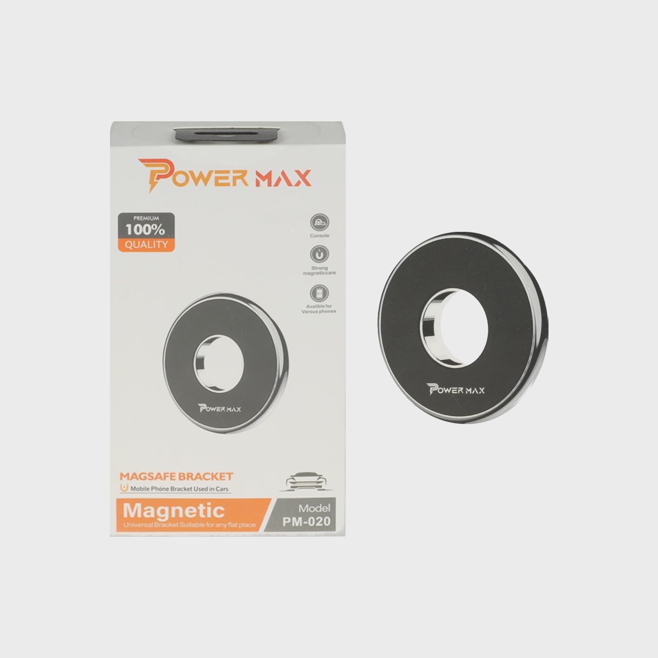 هولدر مگنتی گوشی موبایل Power Max مدل PM-020 - مشکی آوانور - پس کرایهجدید