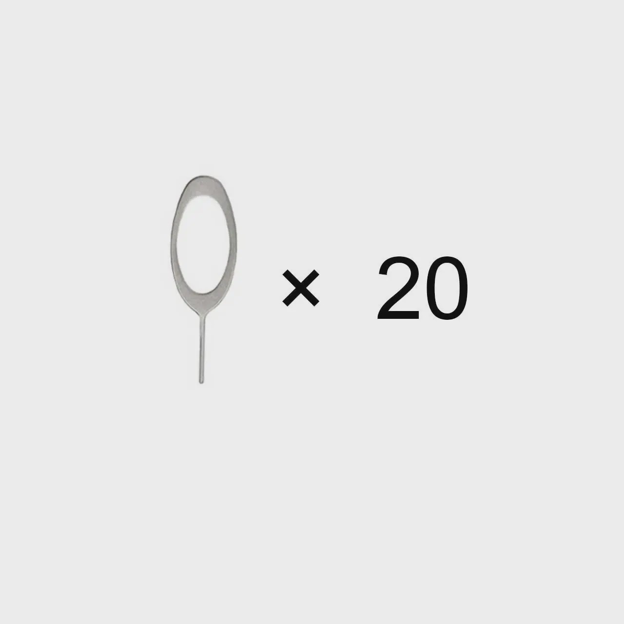 سوزن سیم کارت نقره ای کد 8 - ASP (بسته 20 عددی) آوانور - پس کرایهجدید