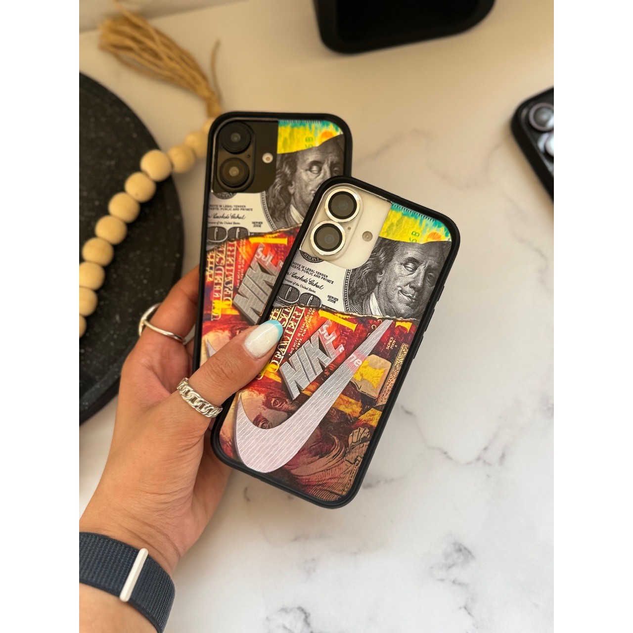 قاب کاور گارد نایک nike usd طرح دلار خفن آیفون 12 پرومکس 12پرومکس 12promax 12 promax