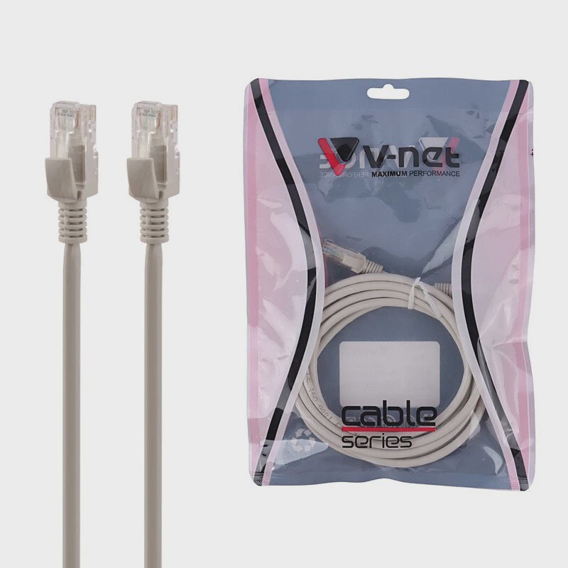 کابل شبکه Cat5e وی نت V-NCP5U020 طول 2 متر