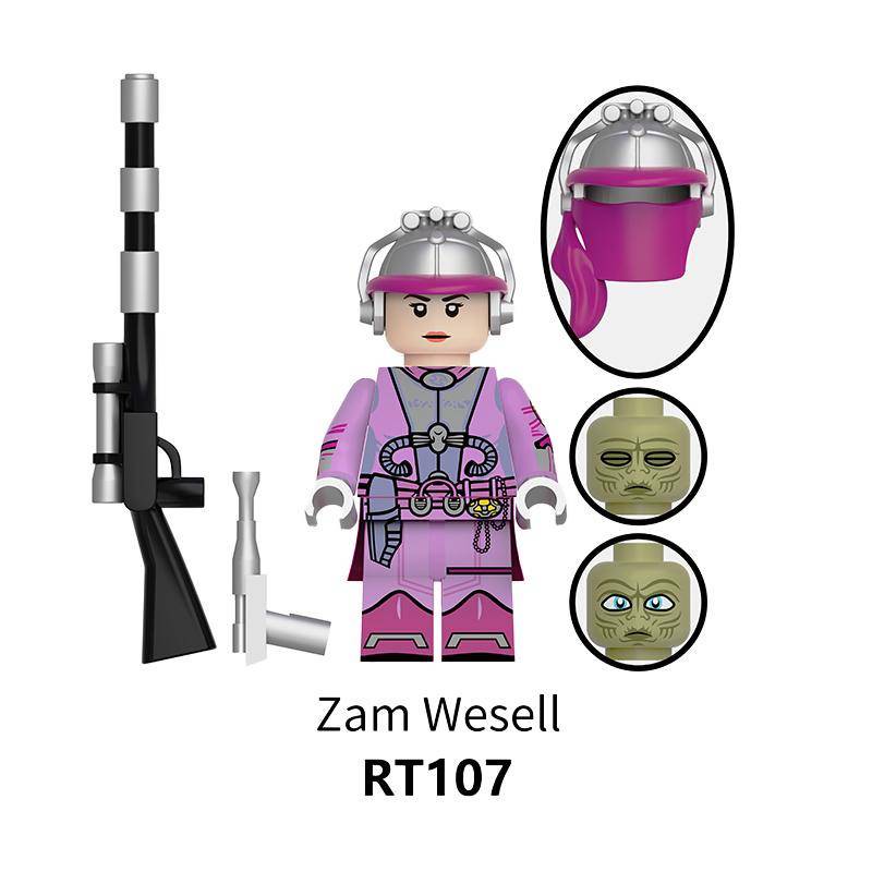 مینی فیگور ساختی طرح Zam Wesell مجموعه جنگ ستارگان