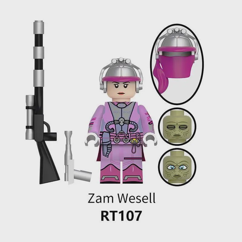 مینی فیگور ساختی طرح Zam Wesell مجموعه جنگ ستارگان