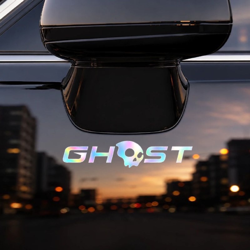 برچسب بدنه خودرو سولگی طرح Ghost هولوگرامی کد M441جدید