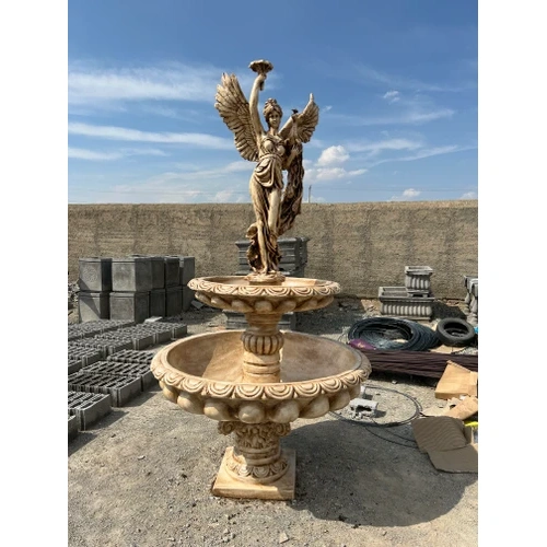 آبنما یک طبقه با مجسمه دوبچه