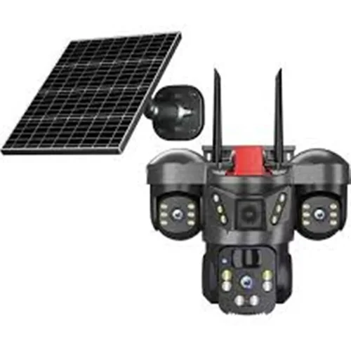 دوربین خورشیدی سه لنز مدل هیولا نرم افزار V380proجدید