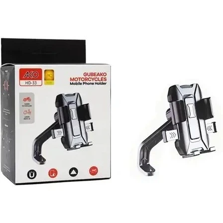 هولدر موتور سیکلت آکو HD33 ضد ضربه و ایمن پایه نگهدارنده موتور گوشی موبایل آکو مدل HD-33