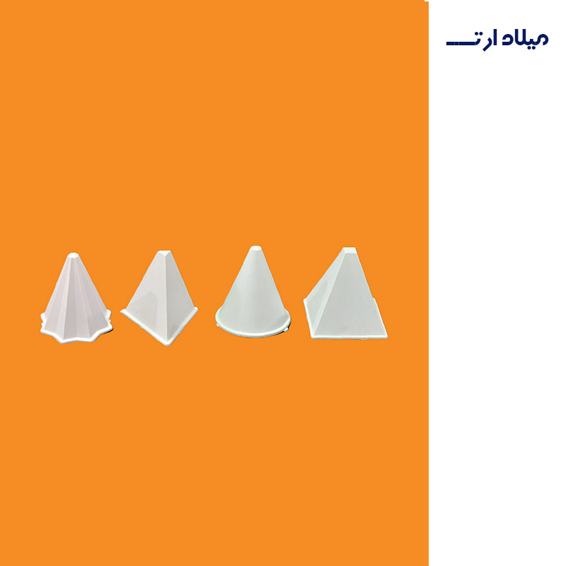 قالب پلاستیکی هرمی 4 مدل ارتفاع 8 سانت