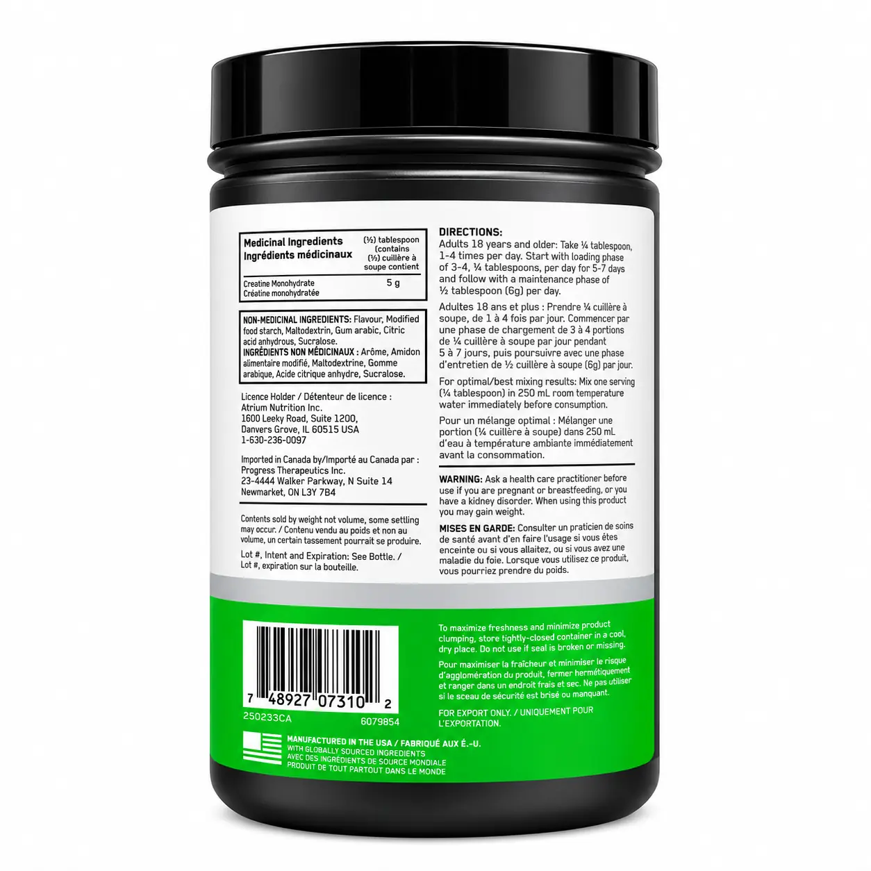 کراتین اوپتیموم نوتریشن میکرونایزد 1.2 کیلو گرم | Optimum Nutrition Micronized Creatineجدید