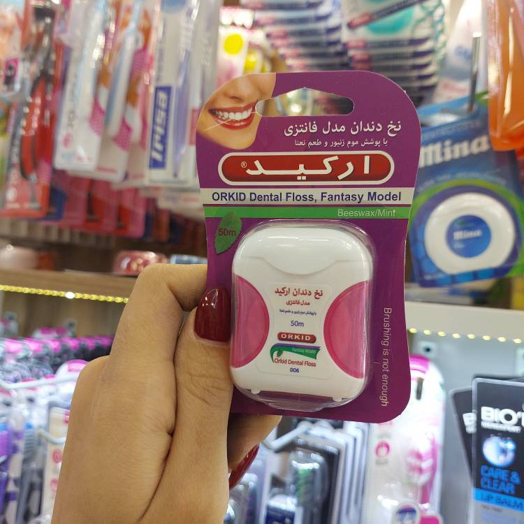 نخ دندان مدل فانتزی با طعم نعنا ارکید 