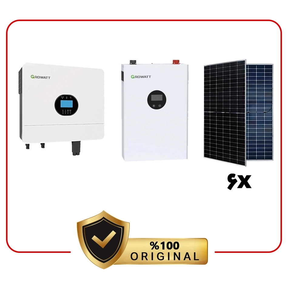 پکیج 6 کیلووات برق خورشیدی اقتصادی پرو