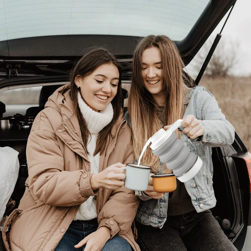 کتری فندکی گرین لاین Green lion Car Folding Electric Kettle