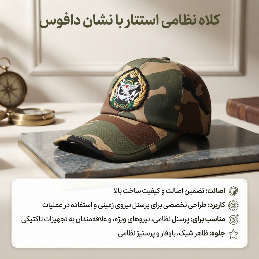 کلاه فرم استتار نیروی زمینی ارتش