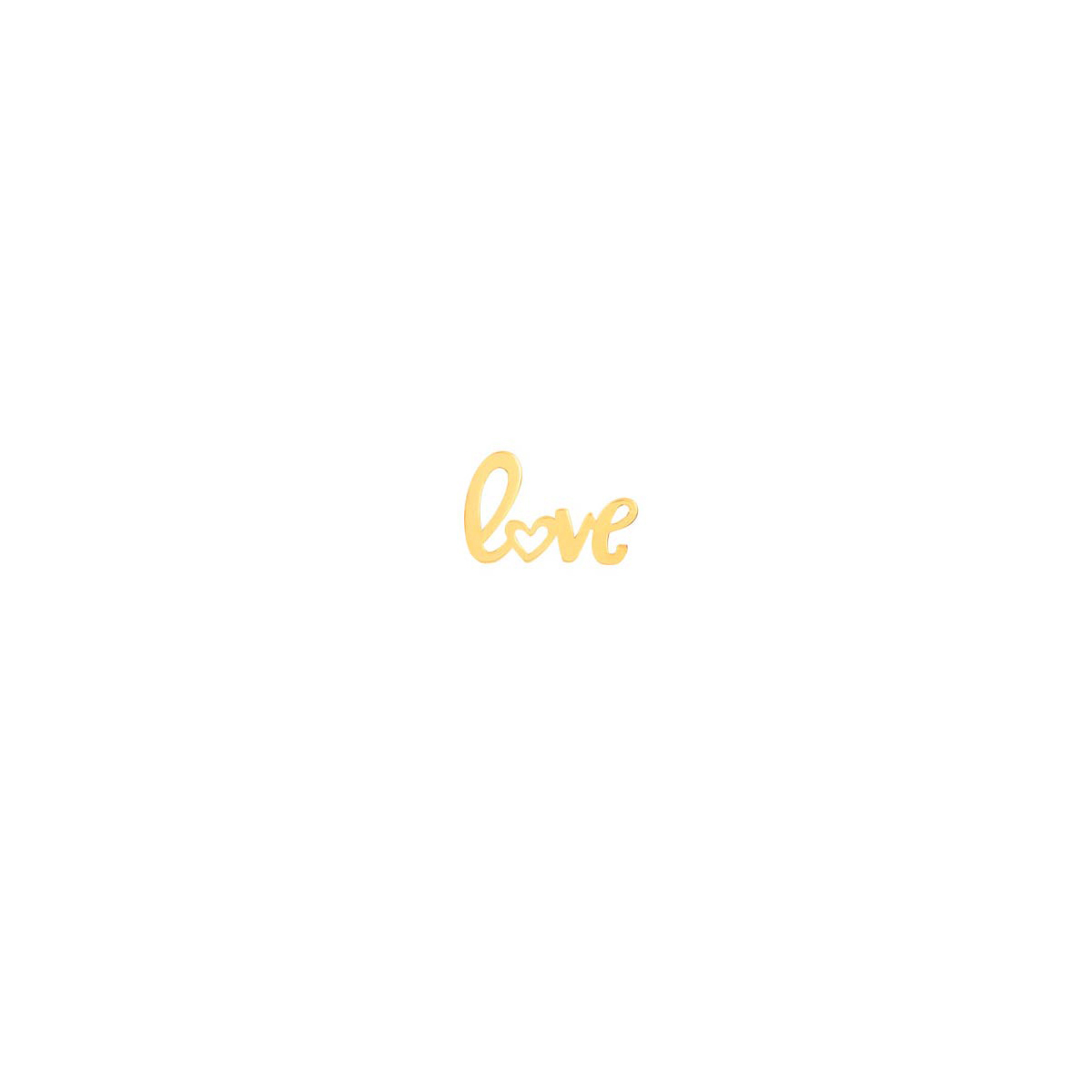گوشواره طلا تک لنگه ای Loveجدید