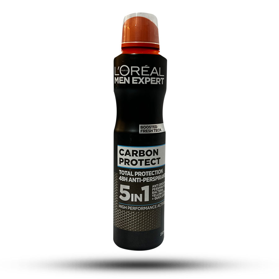اسپری ضد تعریق مردانه لورال مدل Carbon Protect حجم 150 میلجدید
