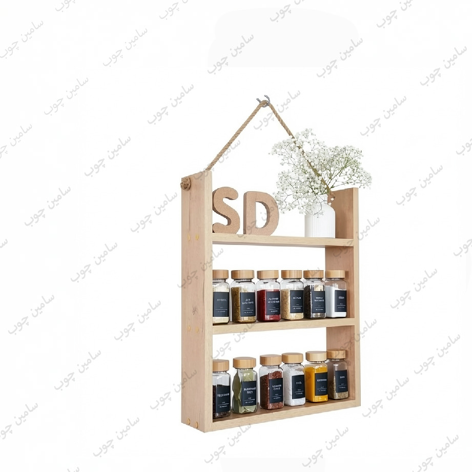 استند جا ادویه ای دیواری مدل کنفی - کد 235
