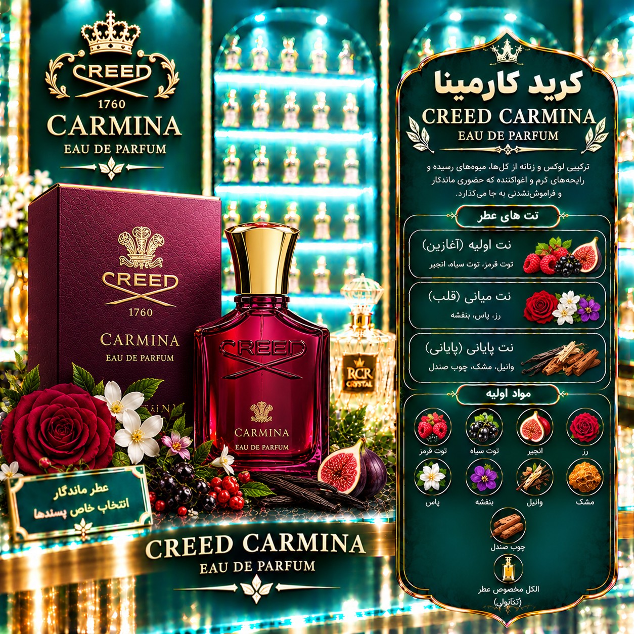 عطر کرید هیمالیا ماندگار (Creed Himalaya) مردانه مرکباتی