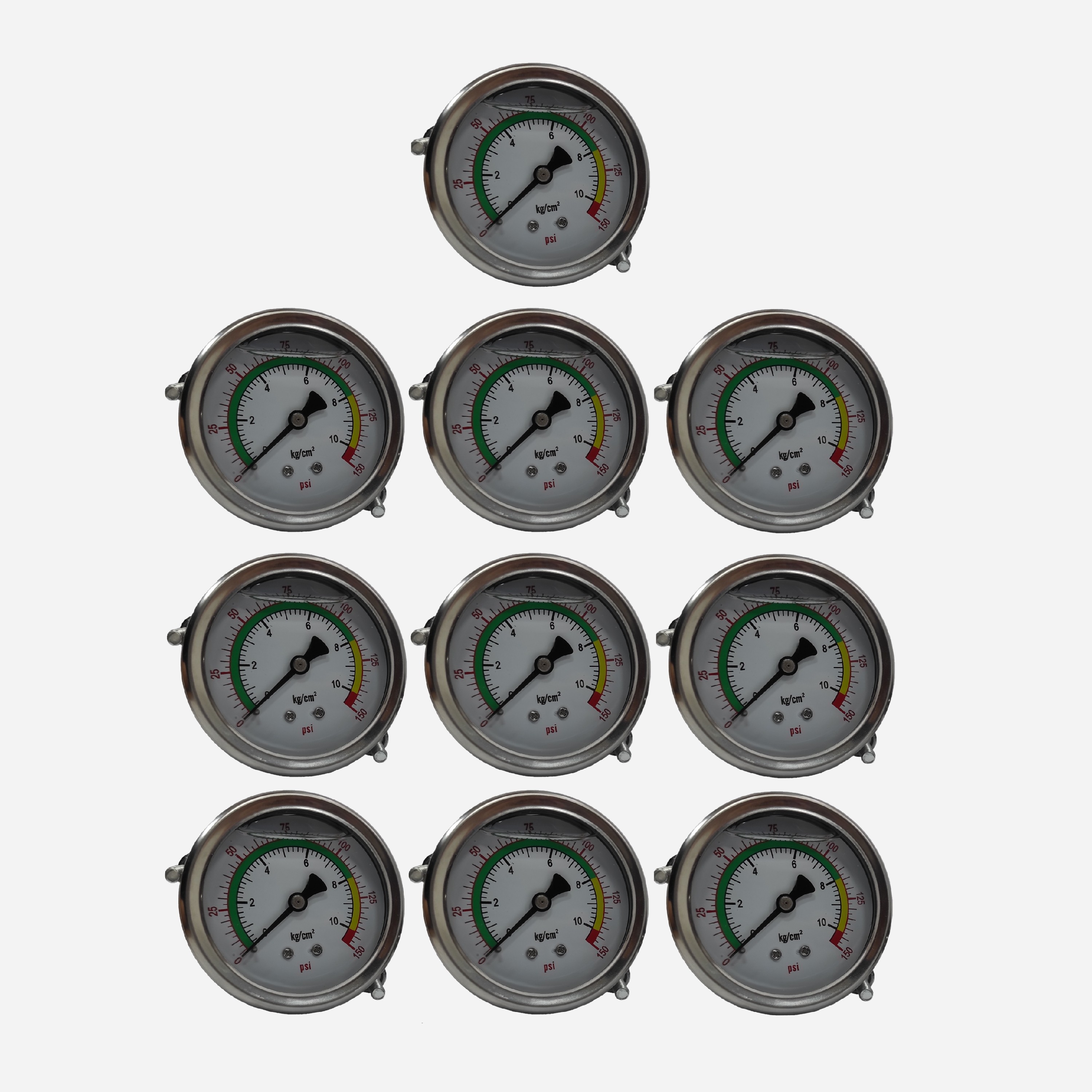 گیج تصفیه آب، سایز کوچک، 10 تاییجدید