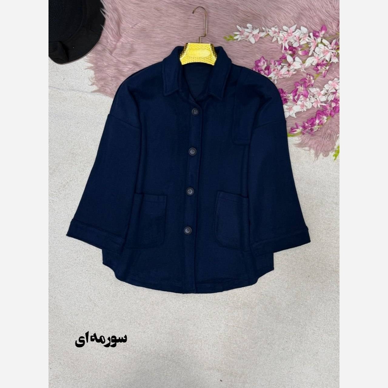 پالتو فوتر ژیله دار جیب دار دکمه دار زنانه