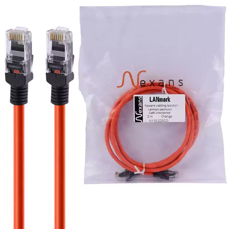 کابل شبکه 2 متری CAT6 نگزنس Nexansجدید