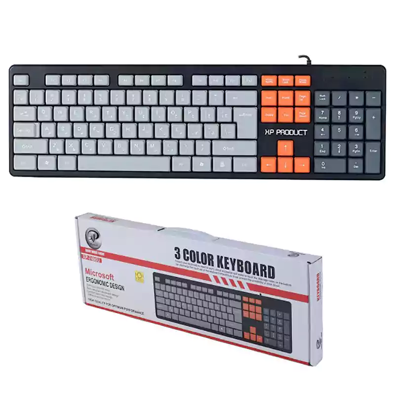 کیبورد سیمی گیمینگ ایکس پی XP-7400جدید