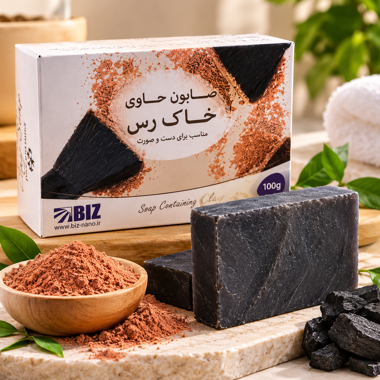 صابون خاک رس دکتر بیز