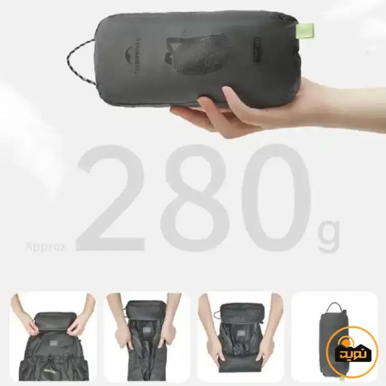 کوله پشتی تاشو 20 لیتر نیچرهایک مدل CNK2450XB026