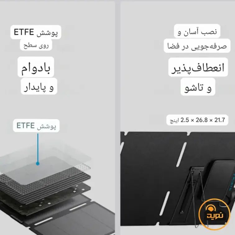 پنل خورشیدی قابل حمل 200 وات BLUETTI مدل MP200جدید