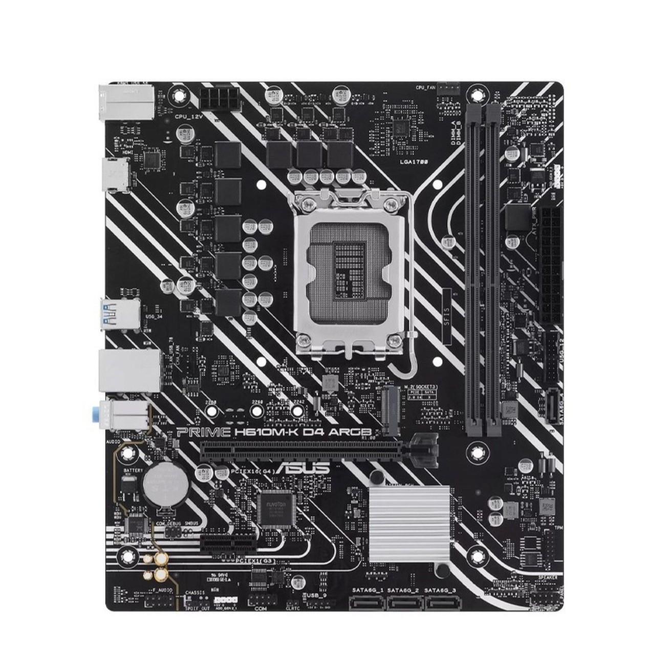 مادربرد ایسوس مدل PRIME H610M-K D4 ARGB DDR4جدید
