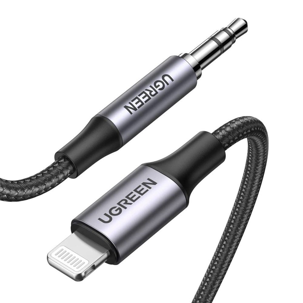 مبدل Lightning به جک 3.5mm یوگرین مدل US315-70509 طول 1 مترجدید
