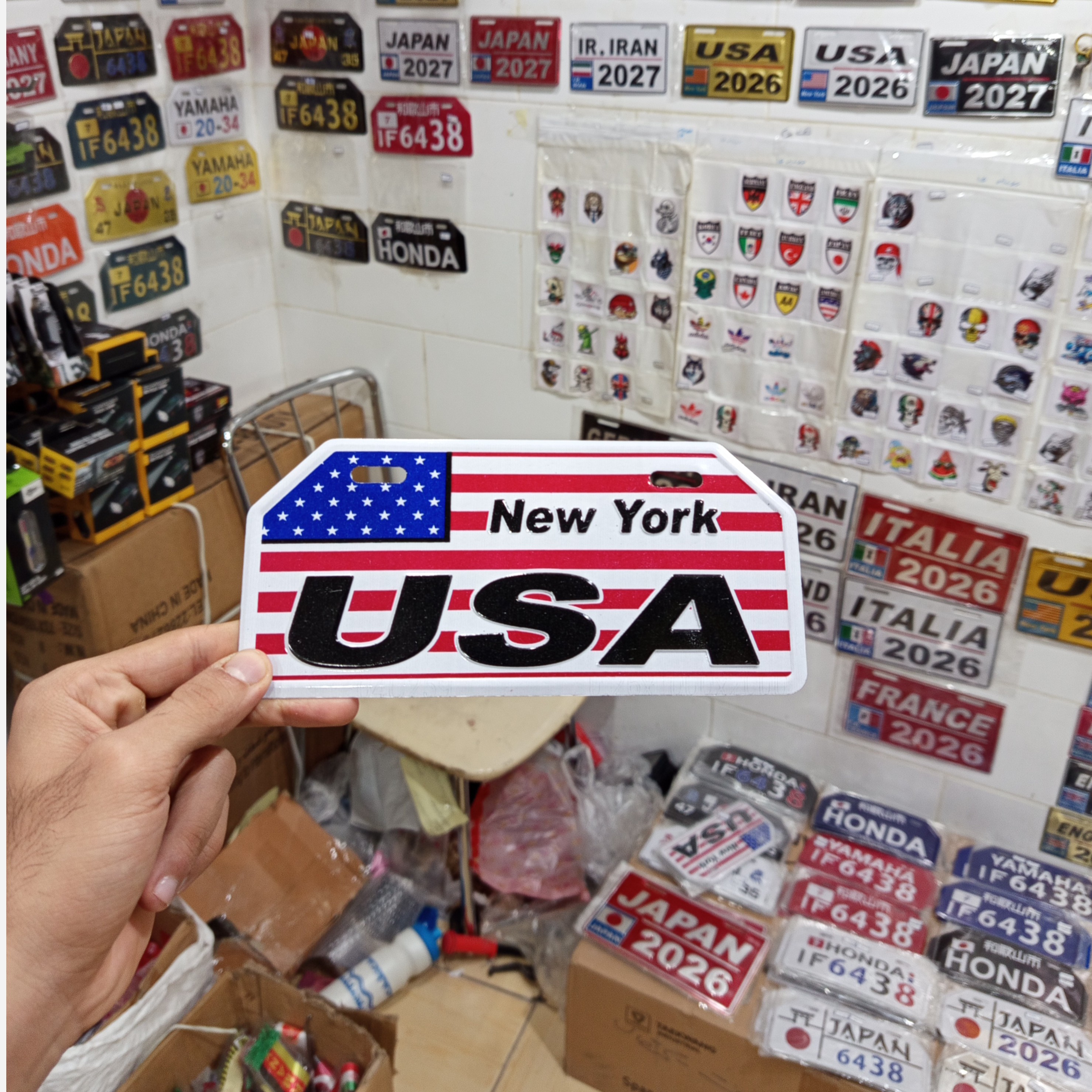 پلاک تزیینیusa سایز متوسط(دوچرخه امید)