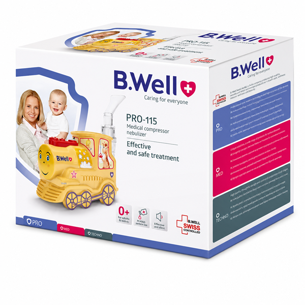 نبولایزر کمپرسوری بی ول B.Well (مدل PRO-115)