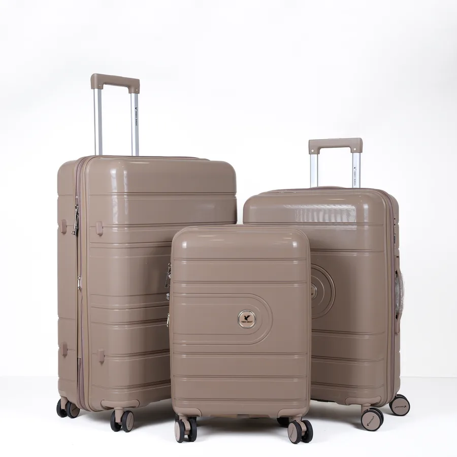خرید ست و تکی چمدان نشکن برند three Birds مدل TB7171SERIESجدید