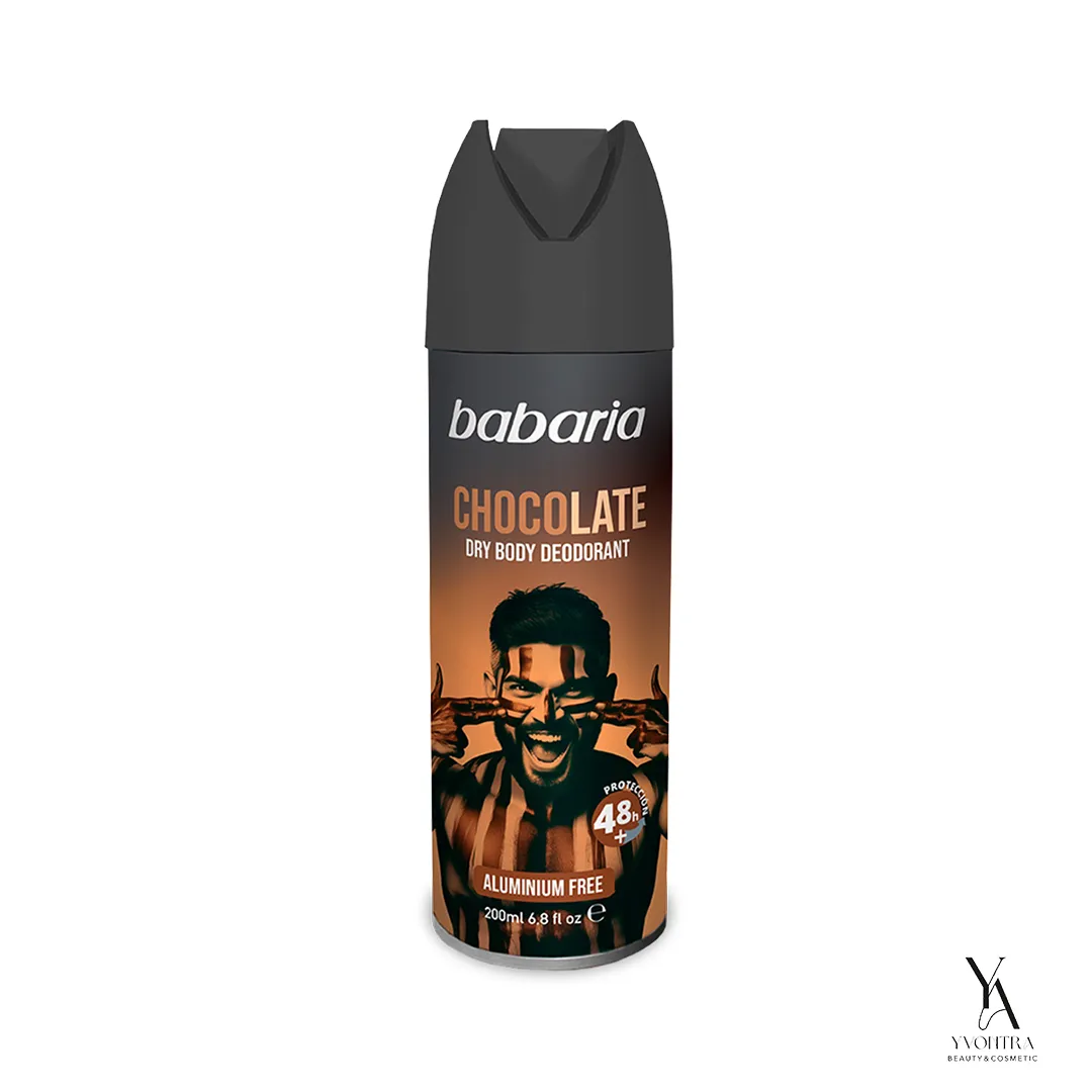 اسپری ضدتعریق مردانه شکلات باباریا Babaria مدل CHOCOLATE حجم 200 میل