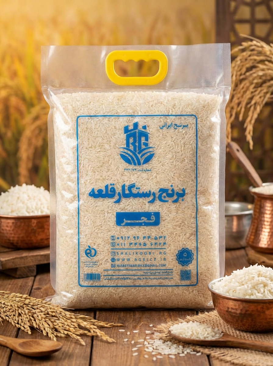 برنج فجر سوزنی ممتاز (وکیوم 2.5 و 5 کیلویی)